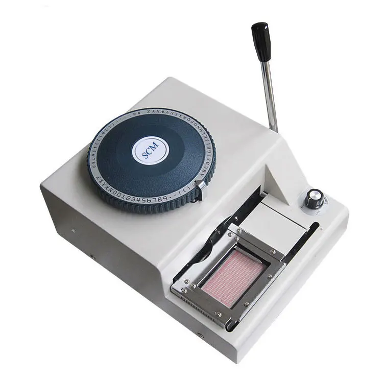 Codificador manual de pvc com 70 caracteres, máquina de perfuração, codificação de código de pressão
