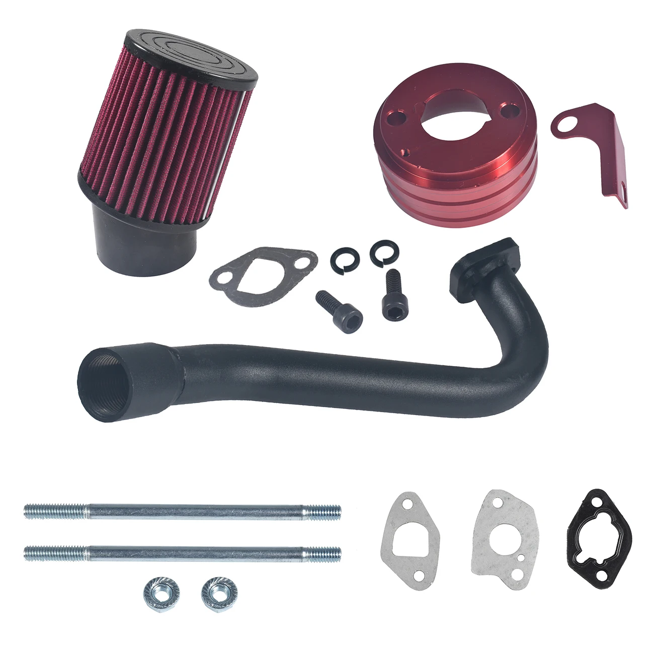 Exhaust Pipe Air Filter Adapter Fit Coleman CT200U Predator 212cc Mini Bike