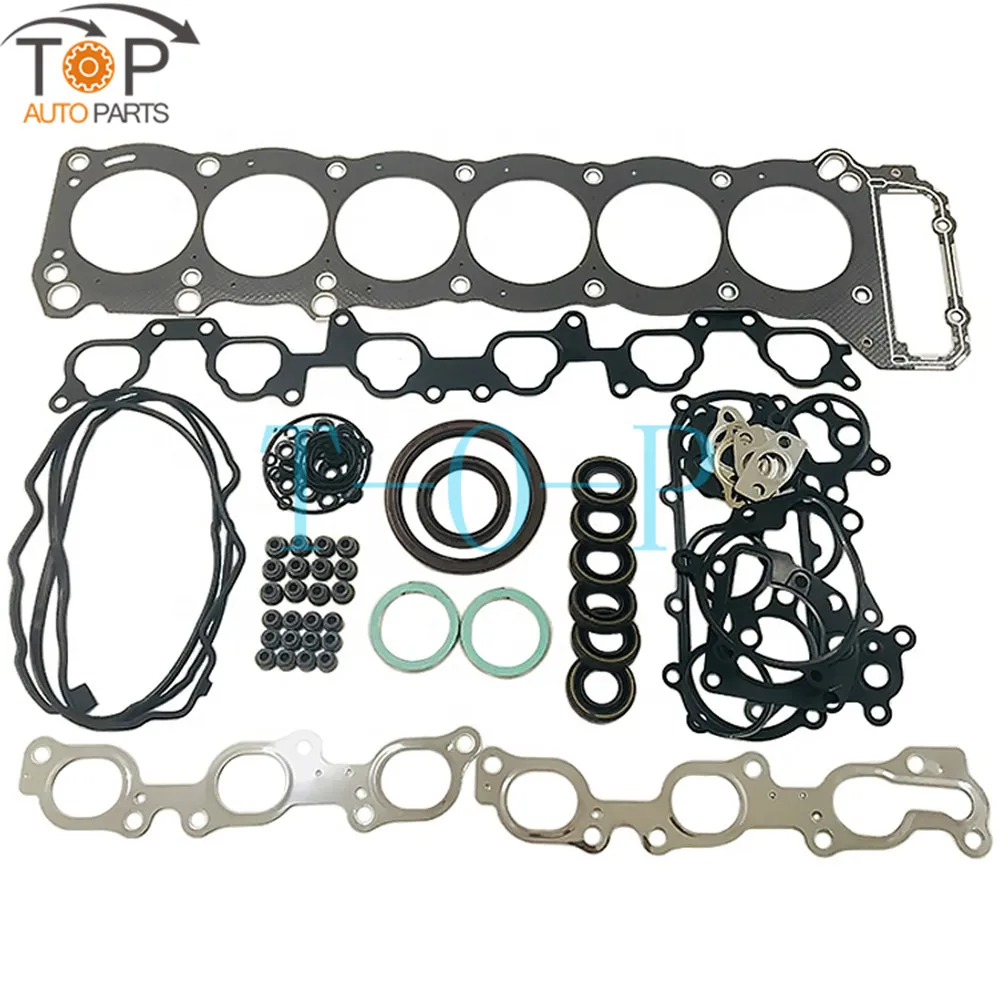 1FZ-Electronic Injection Engine Overhaul Rebuilding Gasket Set 04111-66035 For Toyota Land Cruiser J7 J8 FZJ80 FZJ78  4.5