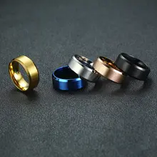 Men's and Women's Stainless Steel Wedding Ring #3