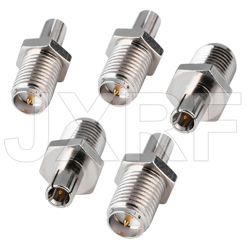 

5PCS RP SMA to TS9 adapter RP-SMA female plug to TS9 male plug connector adapter nickelplated straight ZTE connector fast ship