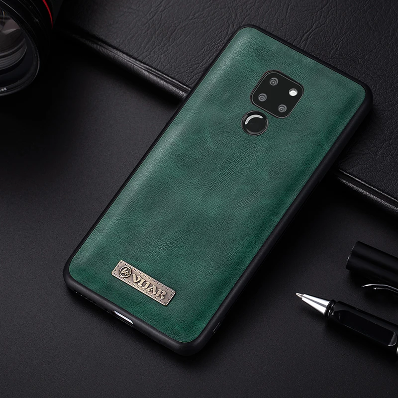 VIJIAR For Huawei Nova 5i 5Z Pro Mate 30 Lite case TPU Silicone leather case For Huawei Mate 20 20X 5G Pro Case