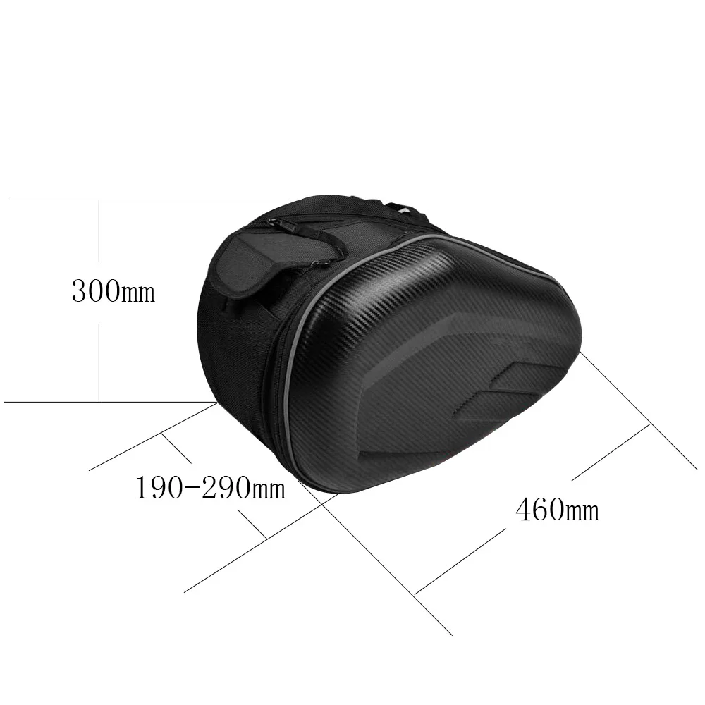 Universal Motorcycle Waterproof Racing Moto Helmet Travel Bags Suitcase Saddlebags For BMW KAWASAKI YAMAHA Honda Bag + Raincoat