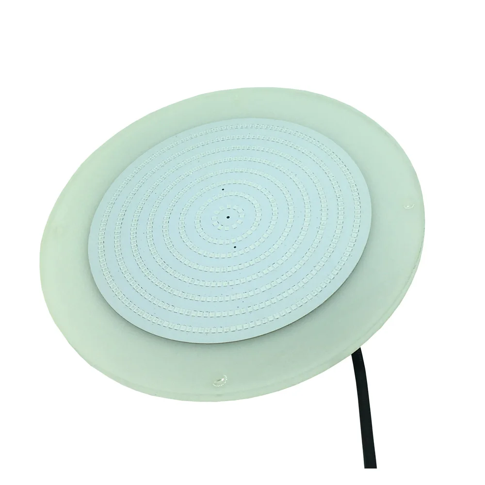 

Super Bright Underwater Pool Light 42W RGB Synchronized Wall Mounted Round Resin Filled DC12V
