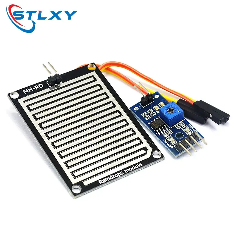 DC 3.3V-5V Snow/Raindrops Detection Sensor Module Dual Double sided Rain Weather Module Humidity For Arduino Robot Car Diy Kit