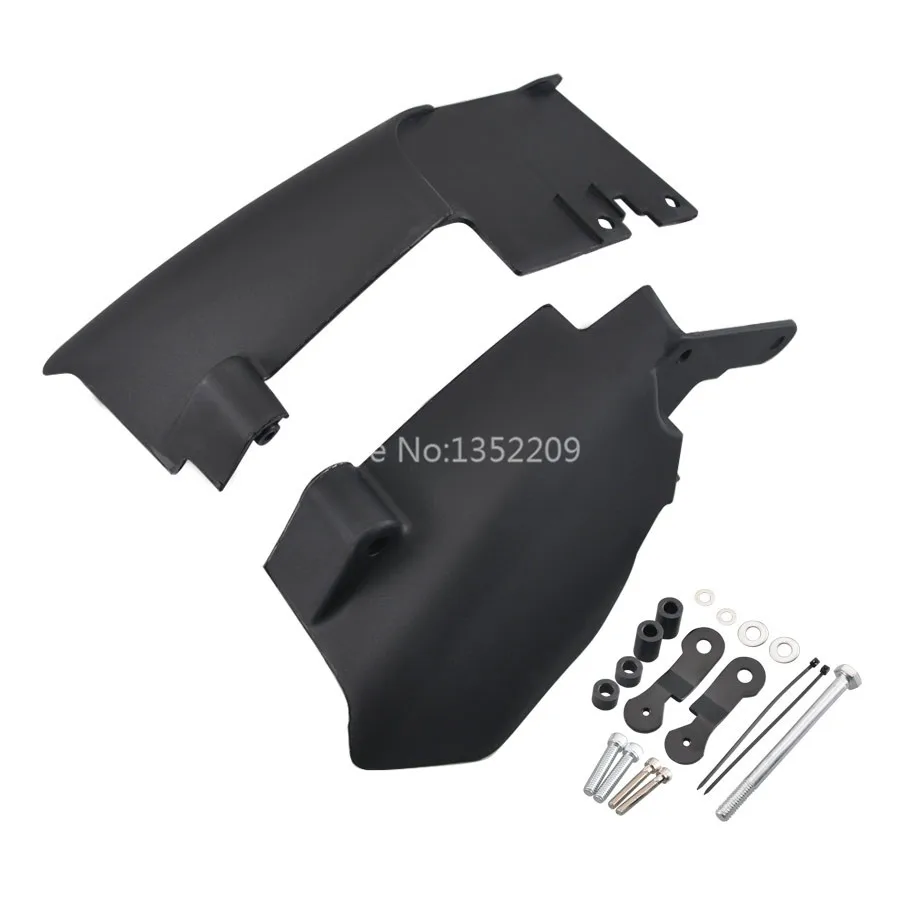 

Black Engine Heat Shield Cover ABS Plastic Motorcycle Mid-Frame Air Deflector Trim For Harley Dyna 2006-2017