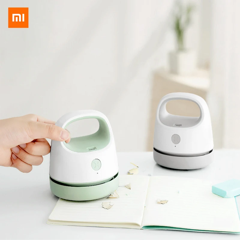 Xiaomi Mijia Youpin เครื่องดูดฝุ่นไร้สายแบบพกพา Mini รถชาร์จ Usb ขนาดเล็กเดสก์ท็อปเครื่องดูดฝุ่น