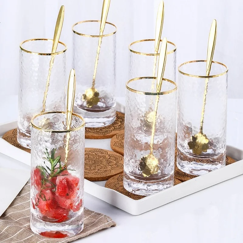 Drinking Glasses Transparent Round Goblet Glass Cup Beer Glass Tea Cup Water Bottle Drinkware Coffee Mugs Wine Glasses Shot