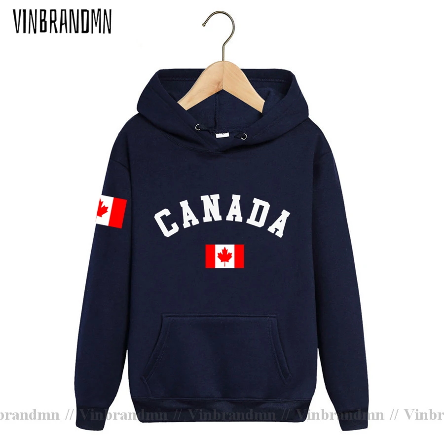 Canada Flag Men Women Sweatshirt Popular High Quality North American Hip Hop Casual Streetwear Hooded Sweatshirt Brand Clothing