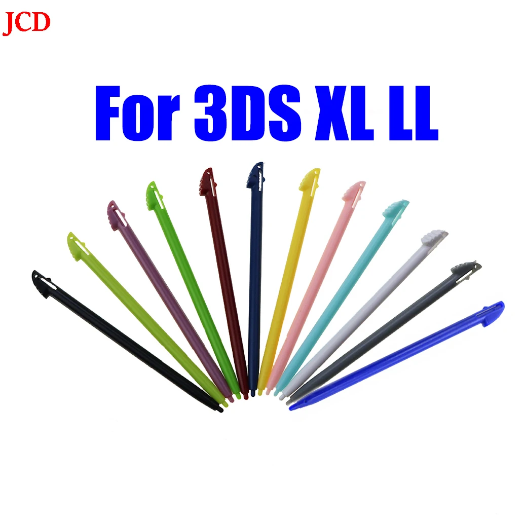 JCD 12 colors Plastic Touch Screen Stylus Pen For Nintend 3DS  XL LL Touch Screen Pen Game Accessories