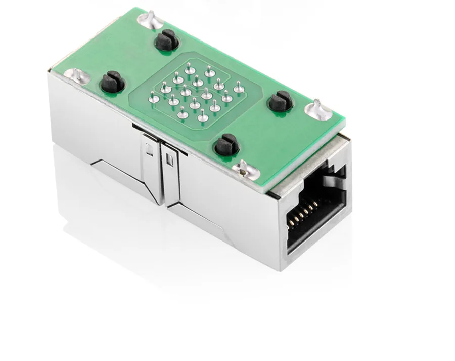 Xintylink RJ45-Stecker CAT7 CAT6 CAT5e Doppelsteckadapter CAT6 8P8C Netzwerk-Extender RG RJ45 RG45 Ethernet-Kabel Buchse – Detail 9