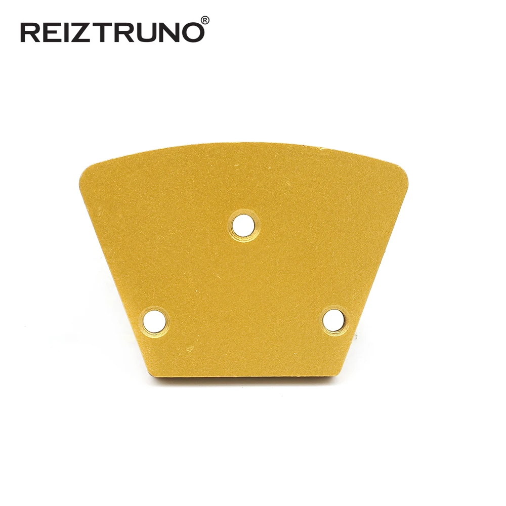 REIZTRUNO trapezowy diamentowy metalowy podłogowy tarcza szlifierska jeden segment i 3*1/2 PCD szlifierka do posadzek betonowych na narzędzie do usuwania żywicy epoksydowej