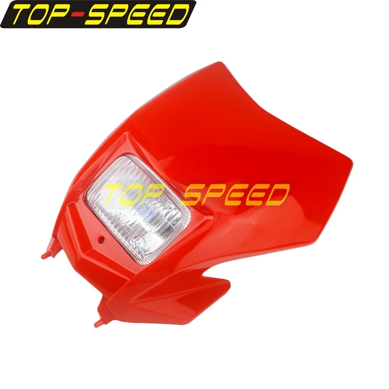 Universal Motocross Enduro MX Headlight Front Light Mask for Honda CRF450 CRF250 CRF230 CRF125 CRF150 CRF110 WR TTR KXF EXC SX