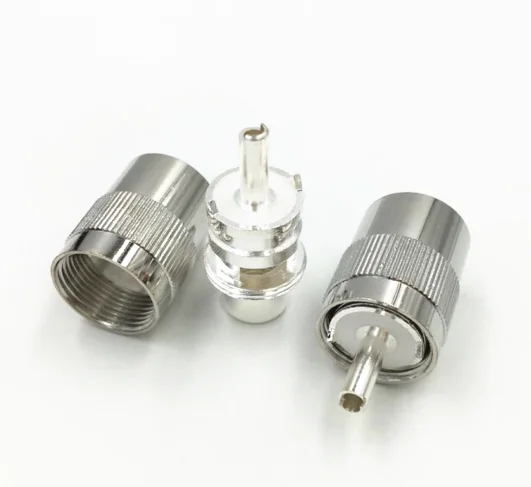 

10pcs UHF PL259 Male plug Solder RG58 RG142 LMR195 RG400 RF Adapter Coaxial Adapter Connectors