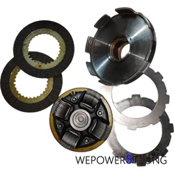 1/2 Reduction Wet Clutch Drum and Cover Kit For Gokart Fits 173F 177F 188F 190F GX390 GX420 Lifan Loncin Zonsheng 420cc Engine