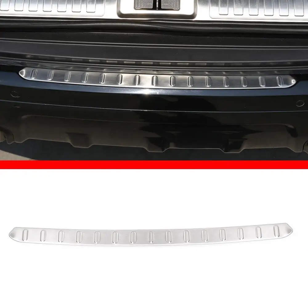 

For Land Rover Range Rover Sport 2018-2021 Stainless Steel Outside Rear Bumper Protector Sill Plate Trim Car Exterior Accessory