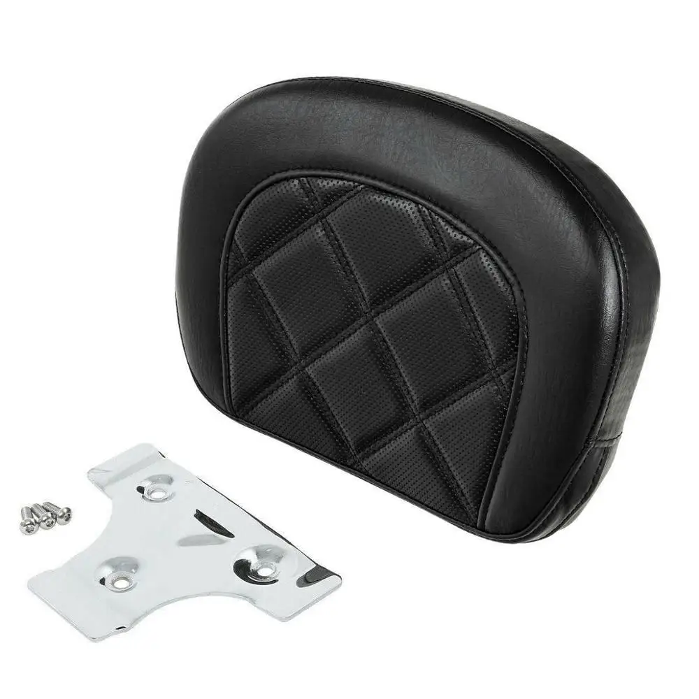 Motorcycle Passenger Sissy Bar Backrest Pad For Harley Touring Road King Electra Glide Street Glide FLHX 2006-2024
