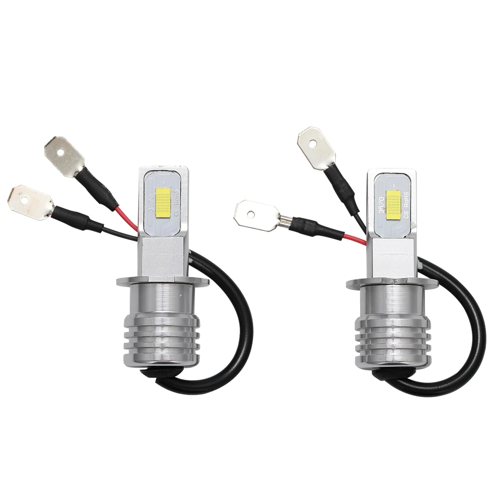 Muxall H4 H1 H7 H11 H3 LED Motorcycle Car Headlight Bulb 12000LM 80W Hi/Lo Conversion Kit 3000K 6000K Motor Bike Headlamp