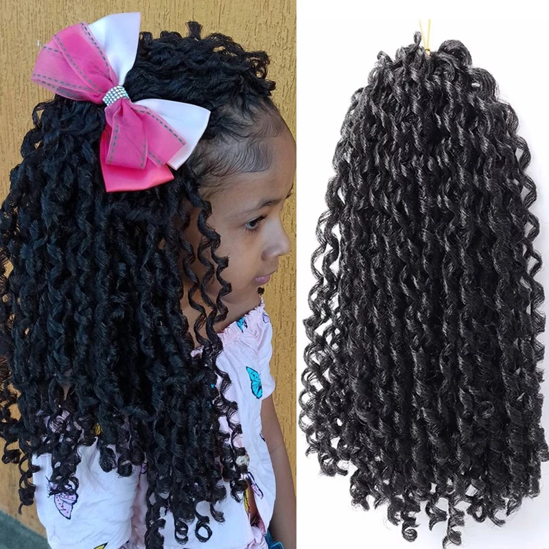 Extensiones de cabello trenzado sintético Full star, 14 ", trenzas de ganchillo Afro, rastas, ganchillo