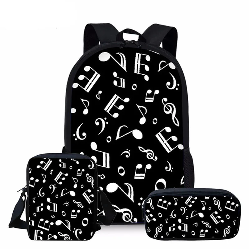 School Bags For Teenage Girls Book Bag Kids Backpack Music Note 2025 Backpacks Women Bagpack Drop Shipping Mochila Feminina