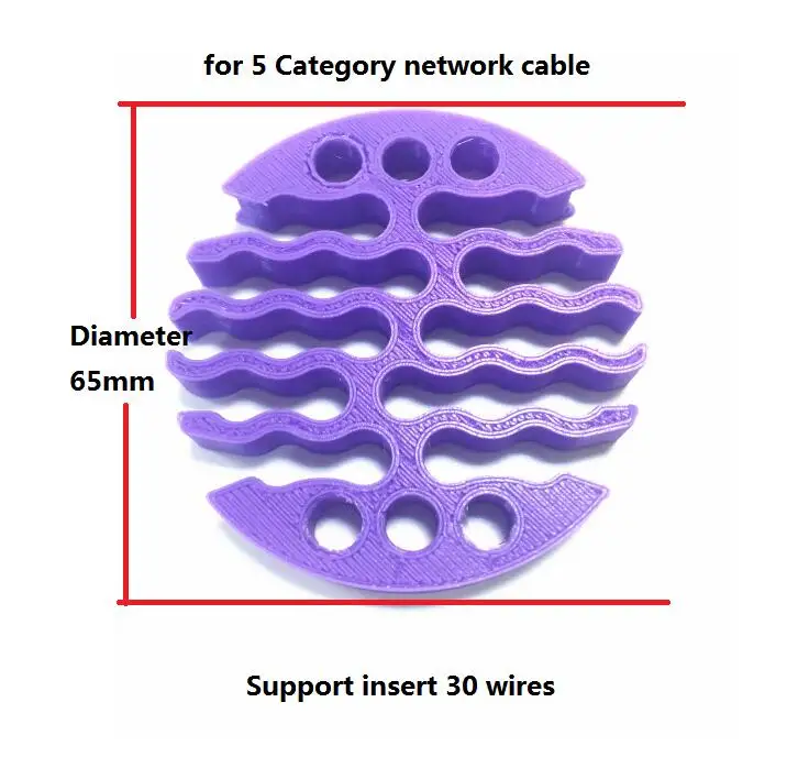 30 hole NEW 5 category/6 category Network module network cable lines comb machine Wire Arrangement tidy tools for computer room