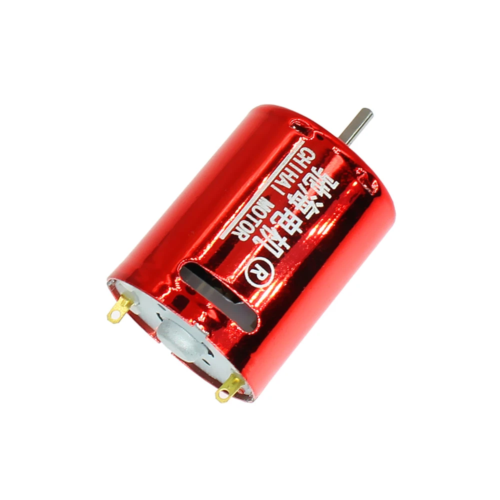 Water Gun DC Speed Motor 7.4V 75000RPM Speed RED 370 Double/Single Ball bearings Modified Motor Parts