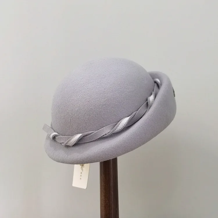 100% wełna Vintage ciepła wełna zima kobiety Beret francuski artysta czapka typu Beanie czapka dla słodkiej dziewczyny prezent wiosna i czapki na jesień — zdjęcie 4