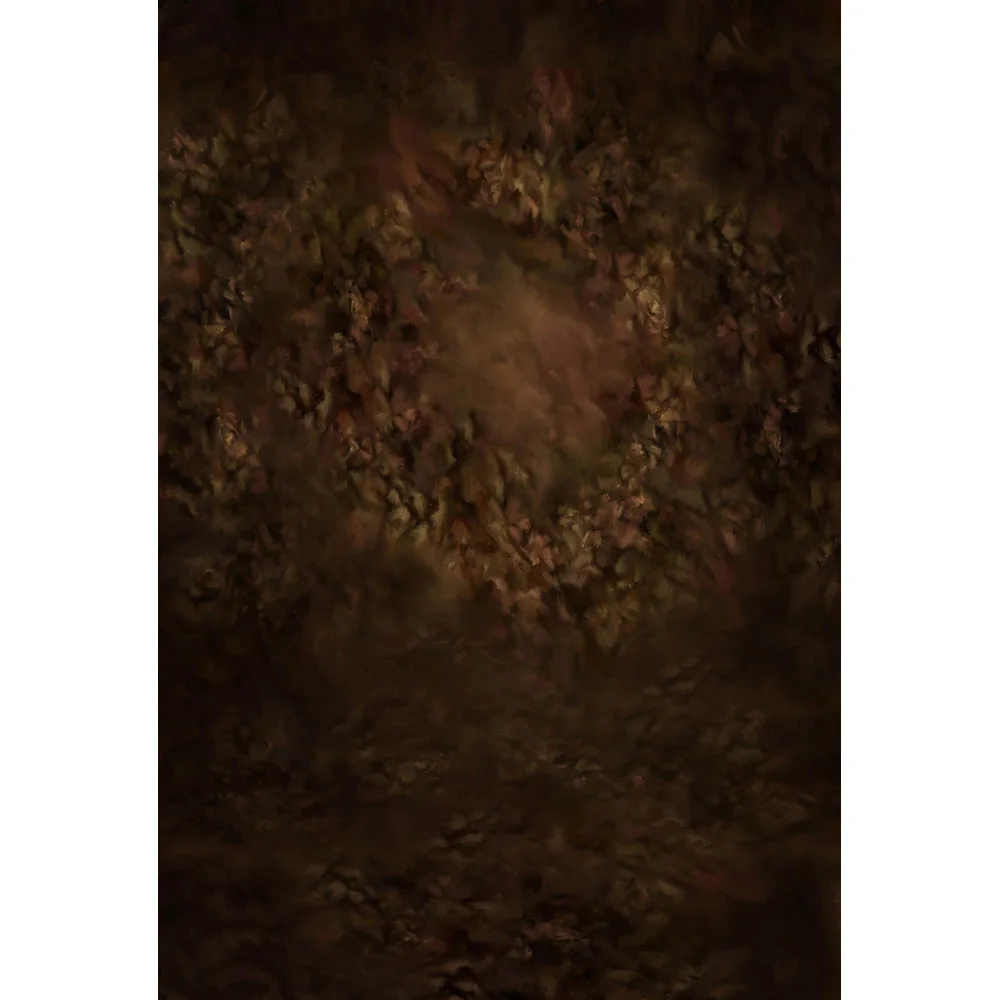 สีน้ําตาลเข้มทารกแรกเกิดเด็ก Portrait Head Shot การถ่ายภาพฉากหลังบทคัดย่อ Texture Old Master พื้นหลังสําหรับ Photo Studio Props