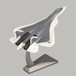 1/72 Scale Alloy Fighter T-50 Su57 Russian Air Force Aircraft Sukhoi Su-57 T50 Model Toy Children Gift for Collection Decoration