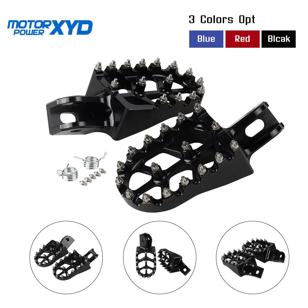 Motorcycle Footpegs Pedal Footrest For Honda CRF150F 230F 2003-2020 Motorcross motobike Streetbike Dirt Pit Bike Off Road Scooer