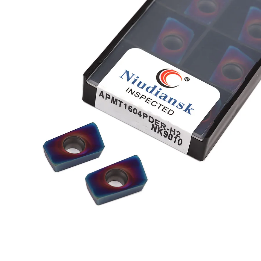 APMT1604PDER-M2 APMT1604PDER-H2 NK9010 Nano Blue Carbide Inserts CNC Lathe Turning Tools Hard Alloy Cutting Blade Milling Cutter