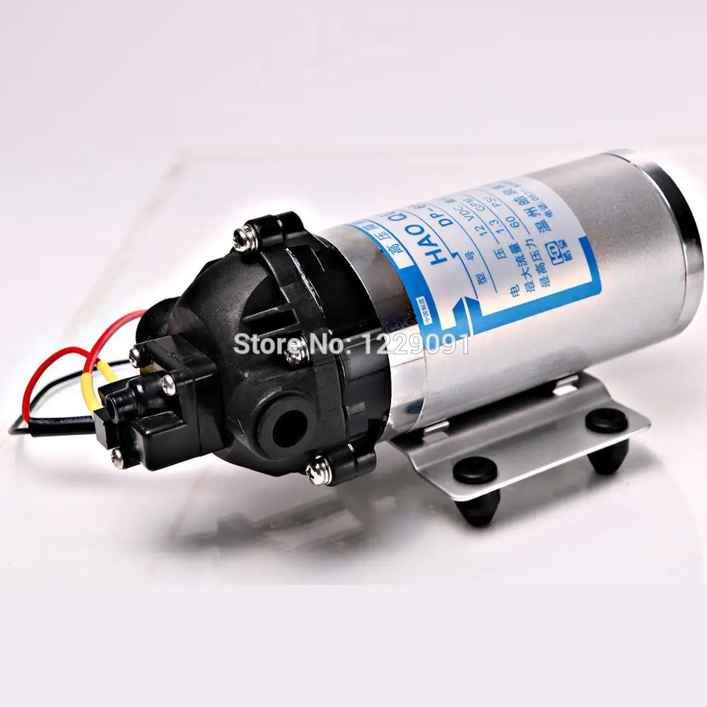 High Pressure small Water Pump 12v 24V DC 40W 5L/min 4.2 Bar pressure Switch Diaphragm Self Suction Pump 5m suction