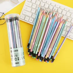 30 Pieces/Box Triangle HB Standard Pencils korean stationery Pencil Set Non-toxic Stationery for school🌵 office supplies