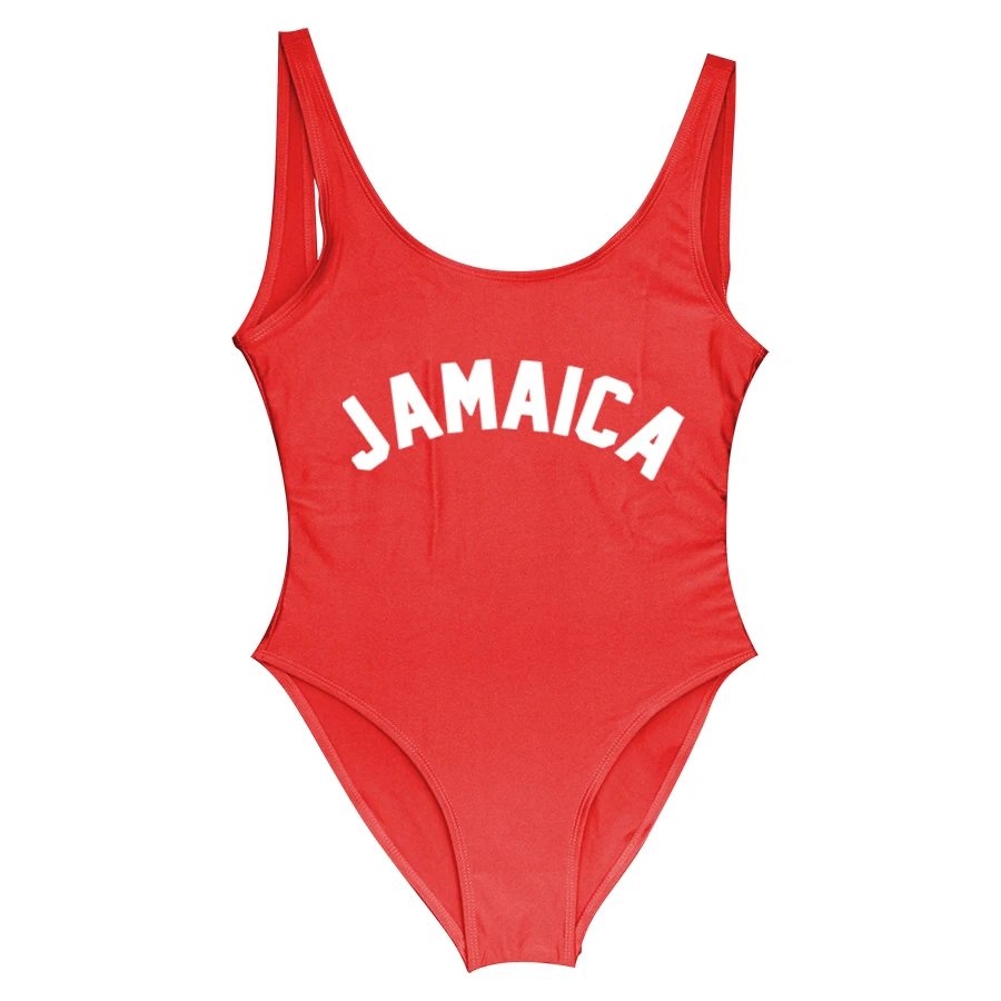 JAMAICA bathing suit women Swimming Suit Girl One Piece Swimsuit monokini Bodysuit swim suit fitness trikini Beachwear Suit