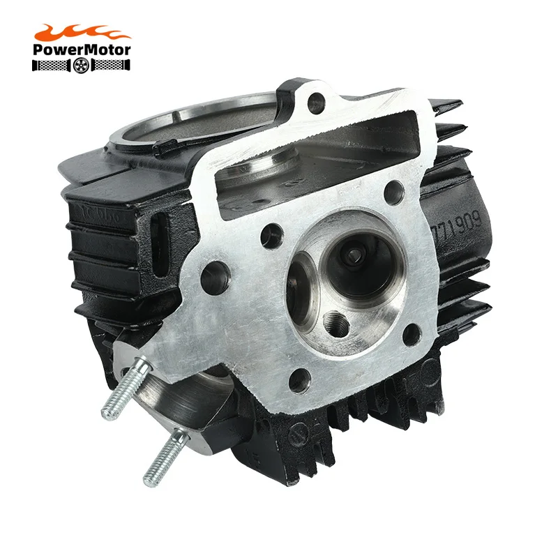 Motorcycle Cylinder Head For 52.4mm Bore lifan 125 LF 125cc Horizontal Kick Starter Engines Dirt Pit Bikes Atv Quad Parts