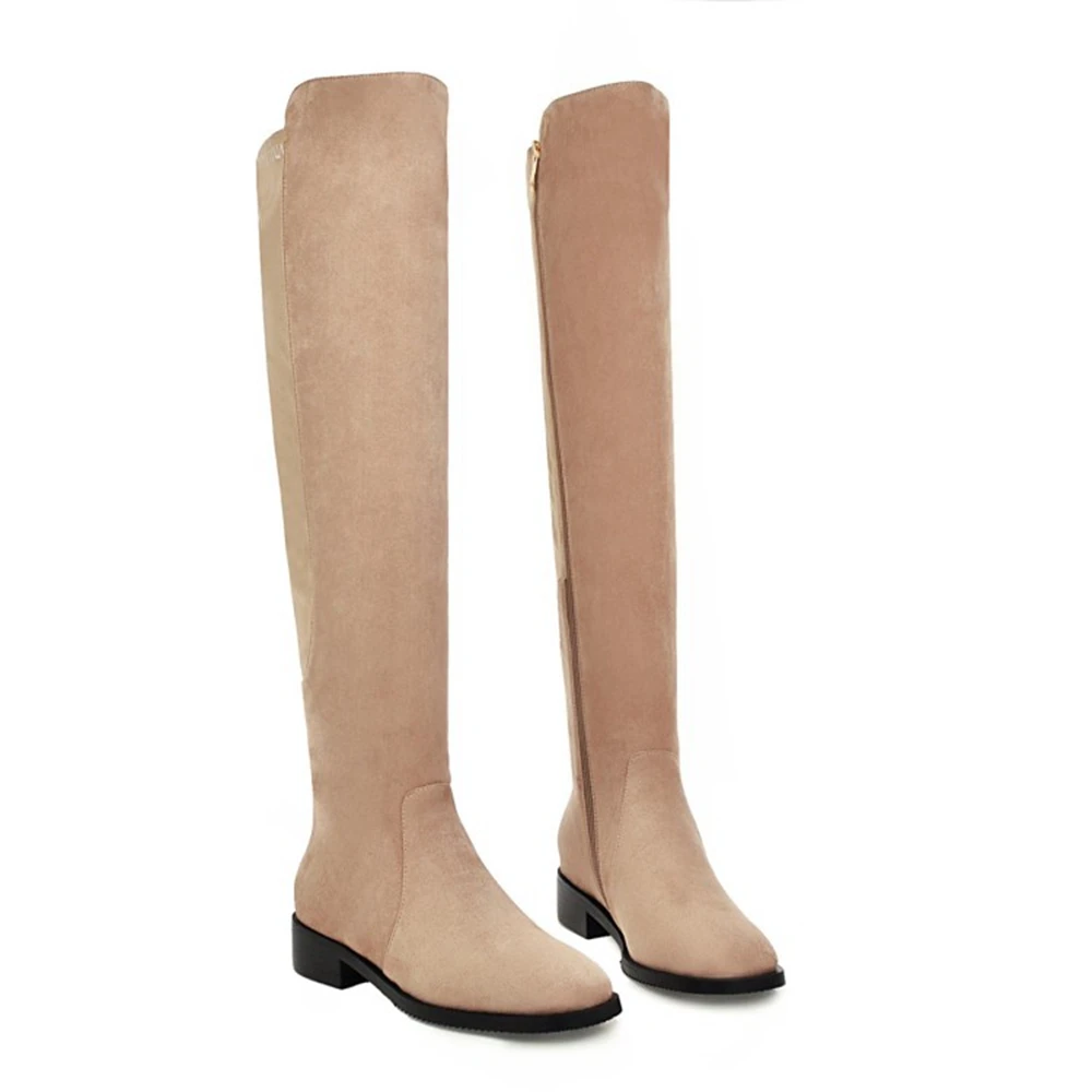 

BLXQPYT Fashion Winter Size 33-46 New Black Botas Mujer Pointed Toe Women Lace Up High Heel 3 Cm Autumn Winter Boots Shoes 5011