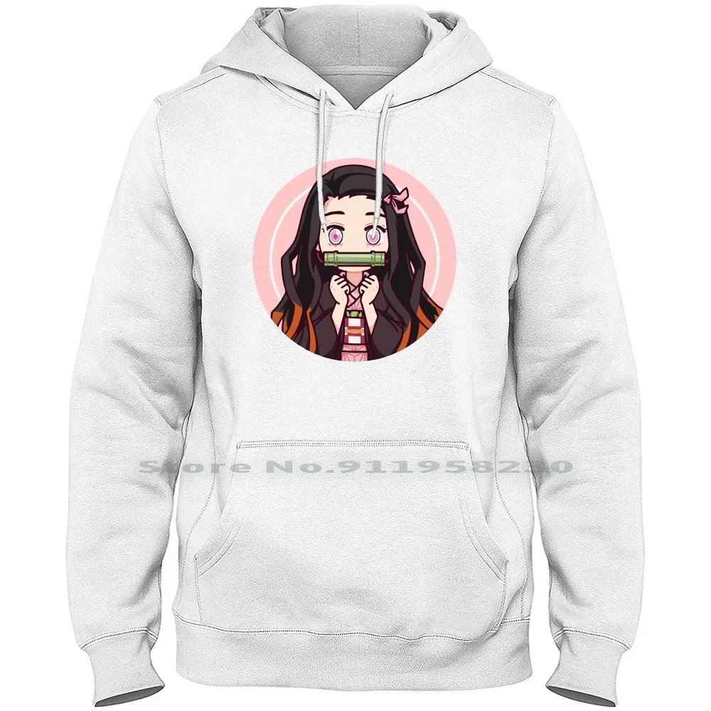 Anime _ Nezuko Fanart Cute Men Women Hoodie Sweater 6XL Big Size Cotton Cartoon Manga Chibi Cute Fan Cut Art Ana Uk Me Ko Anime