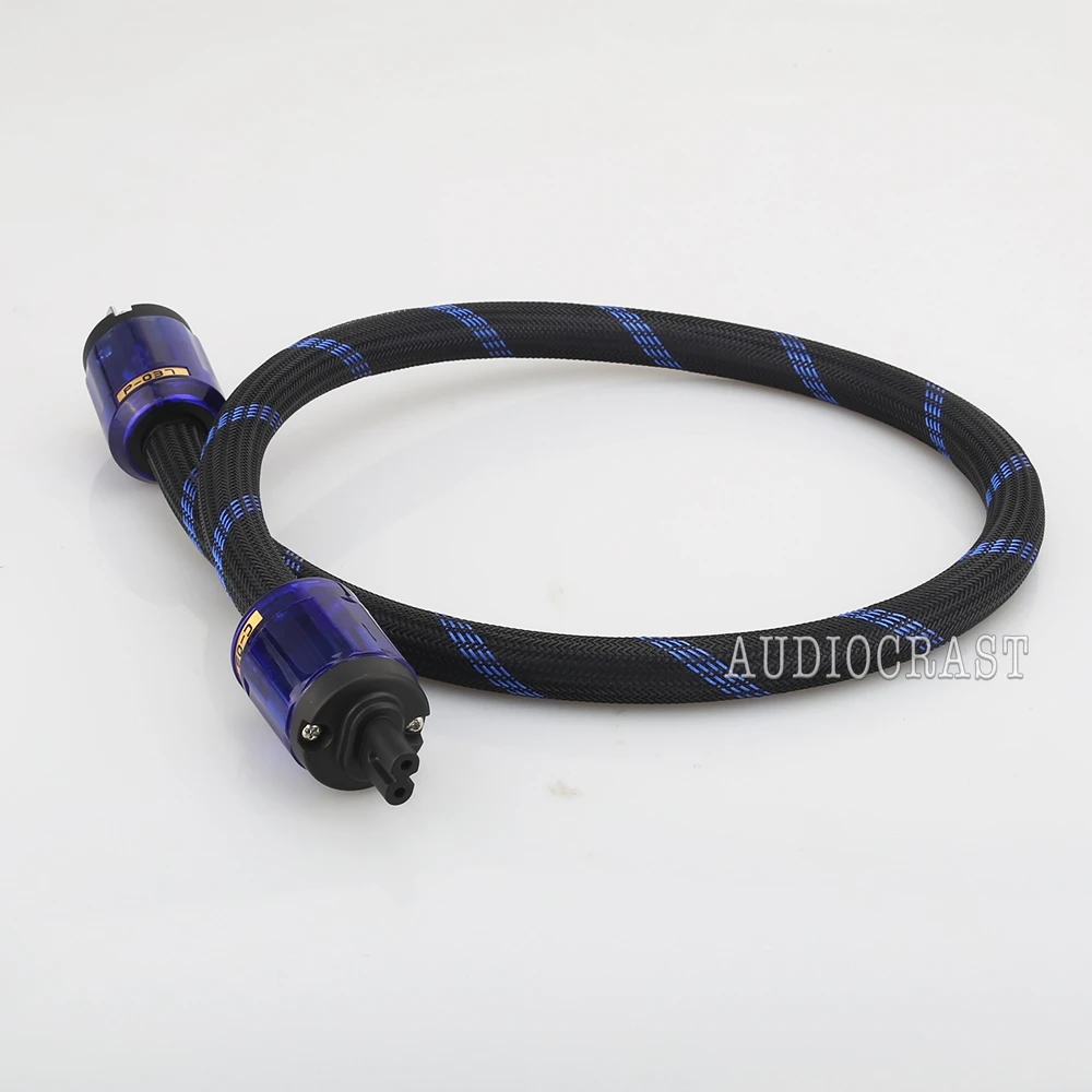 Neues High-End Reinkupfer US-Netzkabel Audiophiles Stromkabel US-Stecker mit Figure 8 IEC C7 IEC Stromkabel HIFI – Detail 1