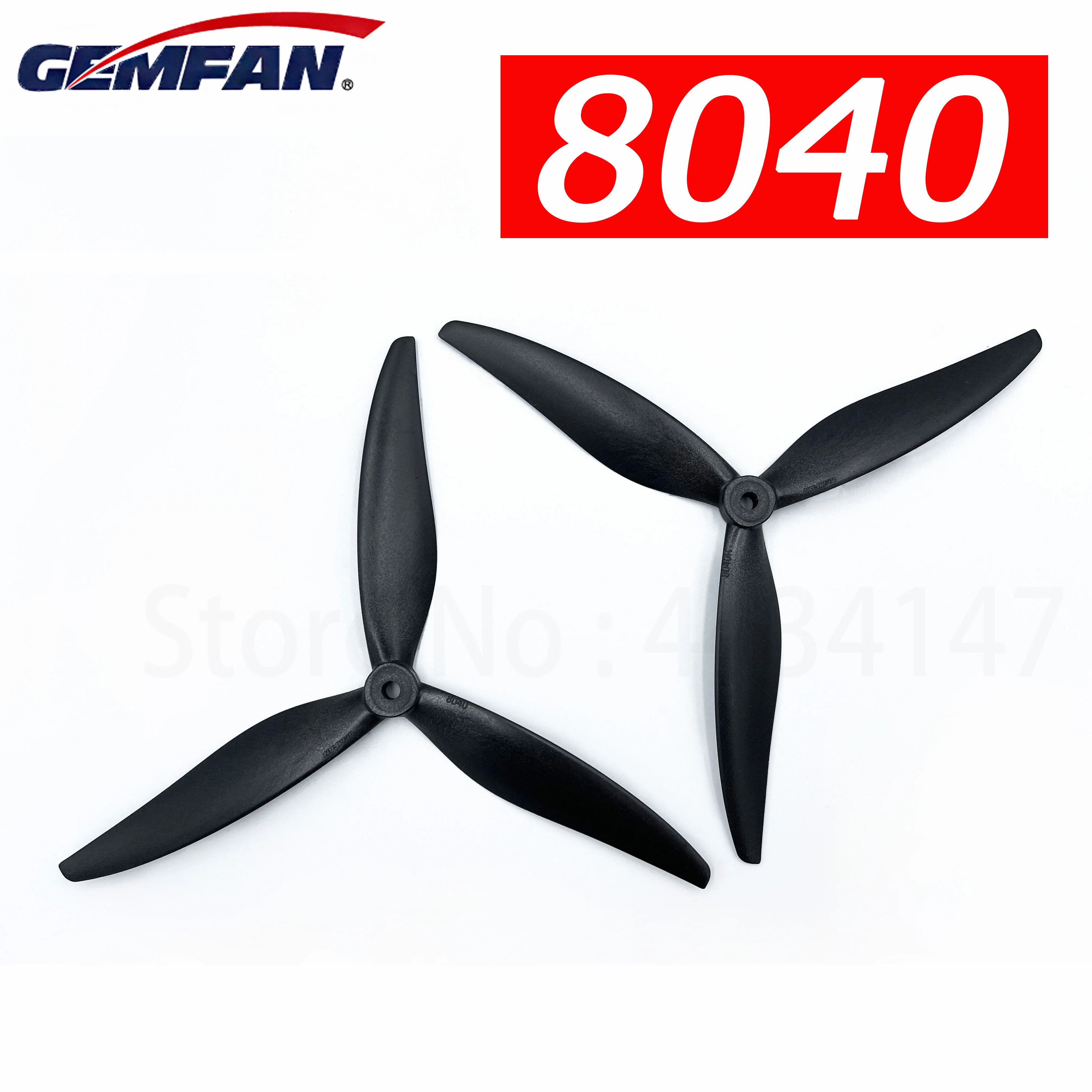 Gemfan CL 8040 8X4X3 elica a 3 pale da 8 pollici RC Multirotor classe X 8 pollici FPV CW puntelli CCW per aereo droni LR8 classe X FPV