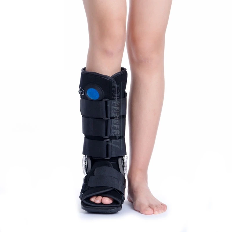 Balloon Achilles tendon boots with adjustable angle of shoelace winch chuck protector for leg ankle sprain