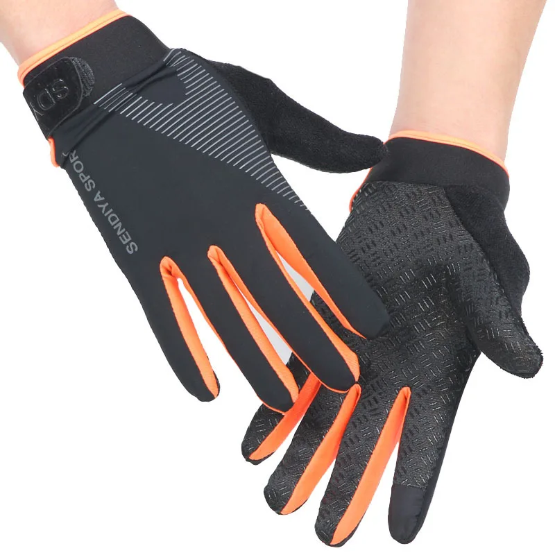 

Breathable Cycling Gloves for Men and Women, Full Finger, Touchscreen, MTB, Outdoor, Fishing, Cool, Summer, 1 Pair