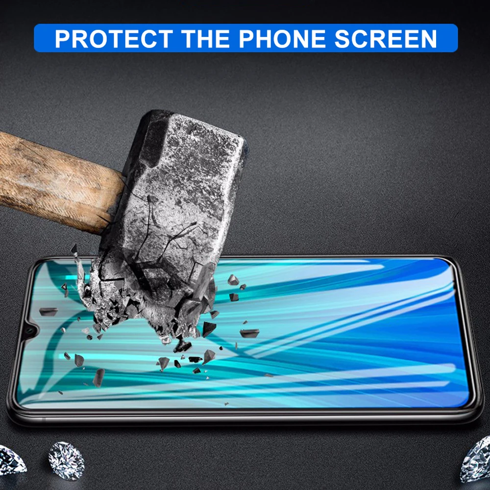 2Pcs full cover for xiaomi redmi note 8 8T pro redmi 8 8A tempered glass phone screen protector protective film glass smartphone