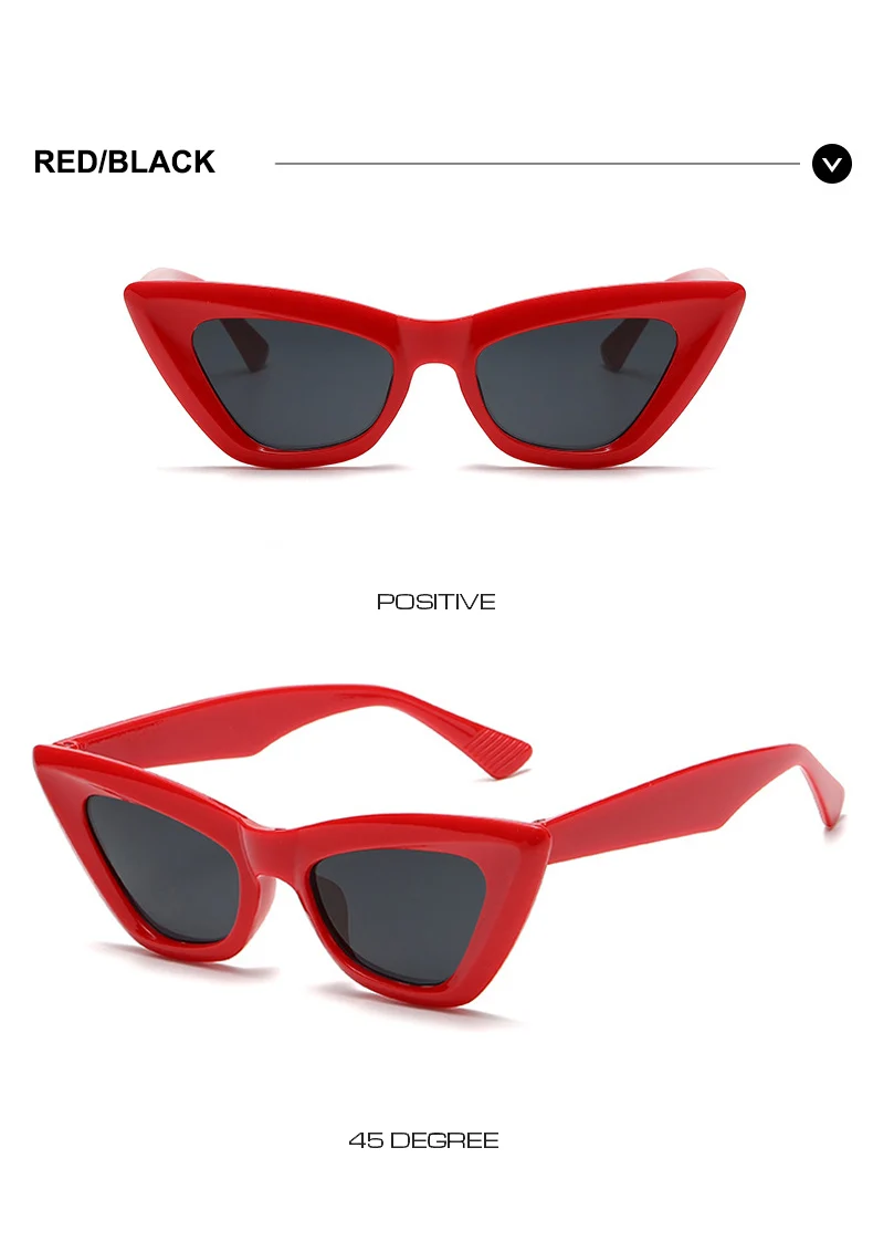OEC CPO Retro Cat-Eye-Sonnenbrille für Damen, modisch, bunt, grün, Sonnenbrille, Vintage-Sonnenbrille, Brillen, Oculos Lunette De Soleil – Detail 7