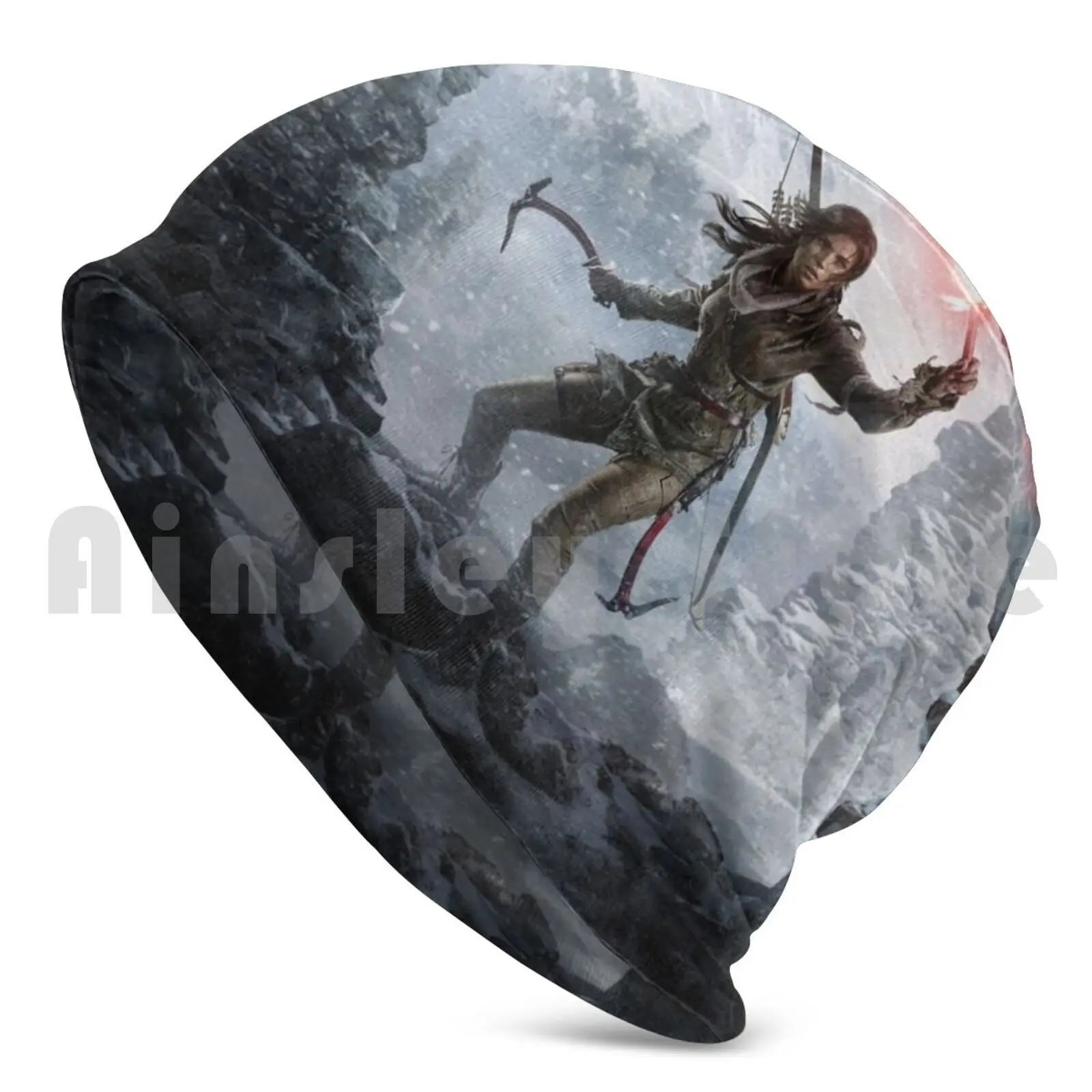 Rise Of The Tomb Raider Beanies Knit Hat 231 Beanies Print Gamer Girls Video Game Fanatics Tomb Raider Definitive