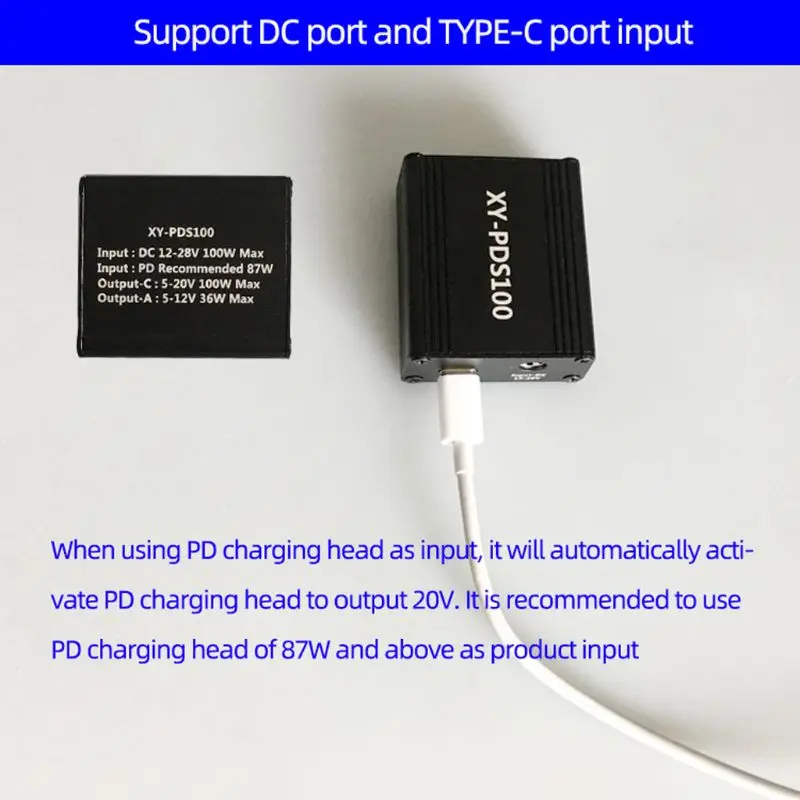 XY-PDS100 QC4.0 QC3.0 Type-C 100W Step Down Mobile Phone Quick Charger Module