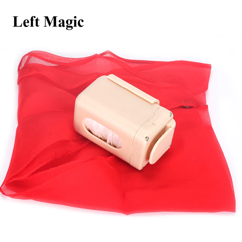 Electric Color Changing Silk Magic Tricks Magician Scarve Conversion Device Magie Stage Illusion Gimmicks Props Mentalism Comedy