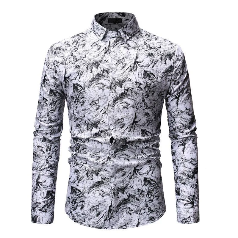 Camisas de estilo moderno Para Hombre, Tops de manga larga, ropa estampada, camisetas Para Hombre, moda 2020