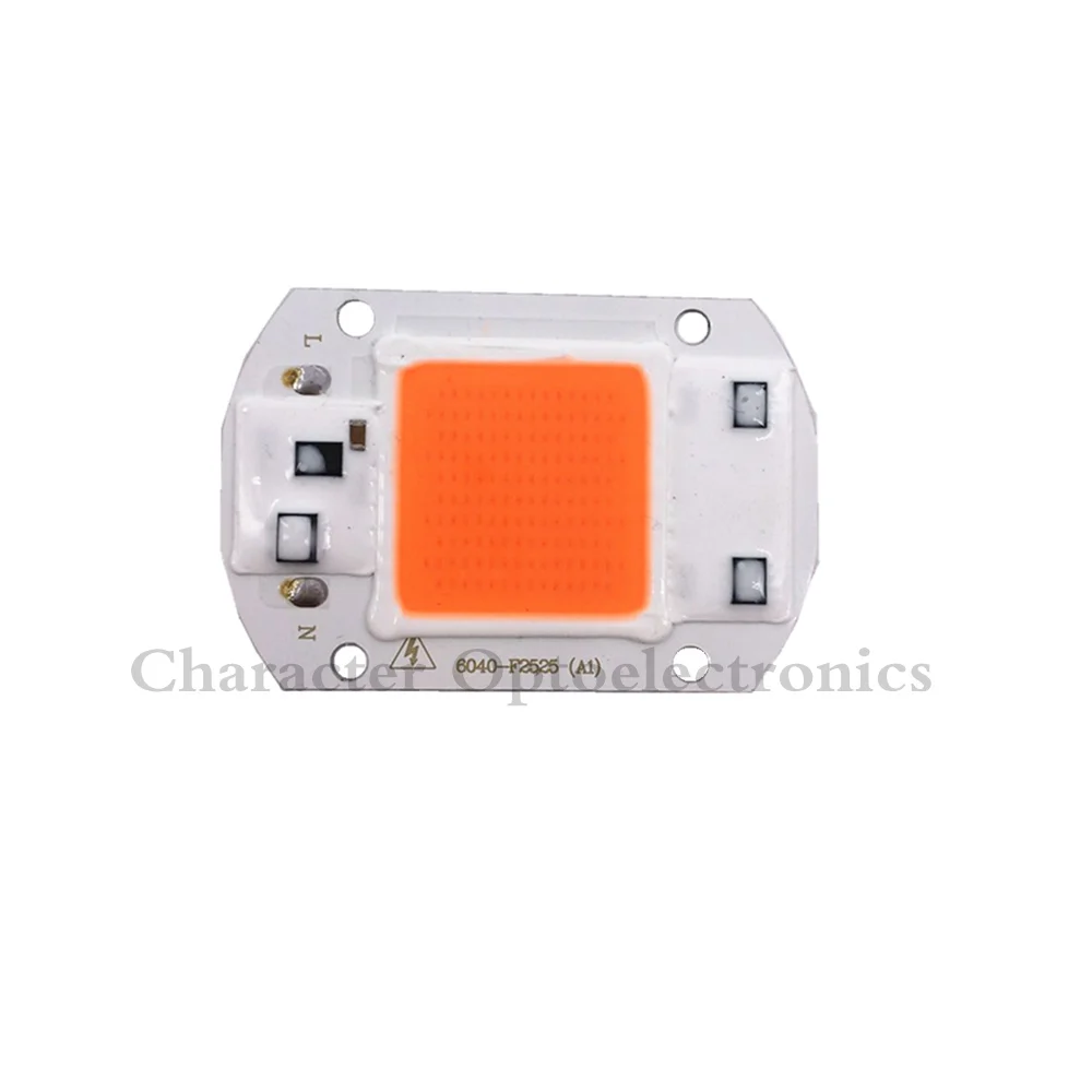 10pcs  AC220V 110V  real full spectrum 380-840nm indoor instead sunlight actual Power 30W DIY led grow light chip