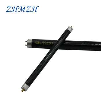 T5 t8 luz preta lâmpada ultravioleta detecção de fluorescência uva dinheiro detectar verificar tubo 365nm luz roxa 4w 6w 8w 10w 15w