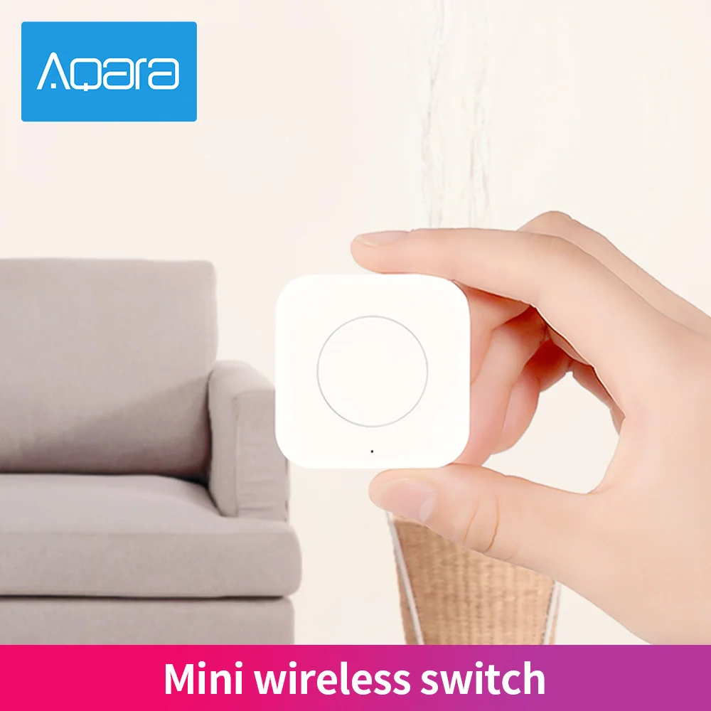 Aqara smart home Sensor Wireless Mini Switch zigbee button Hub Connection Remote One Key Control with Xiaomi Mijia Apple Homekit